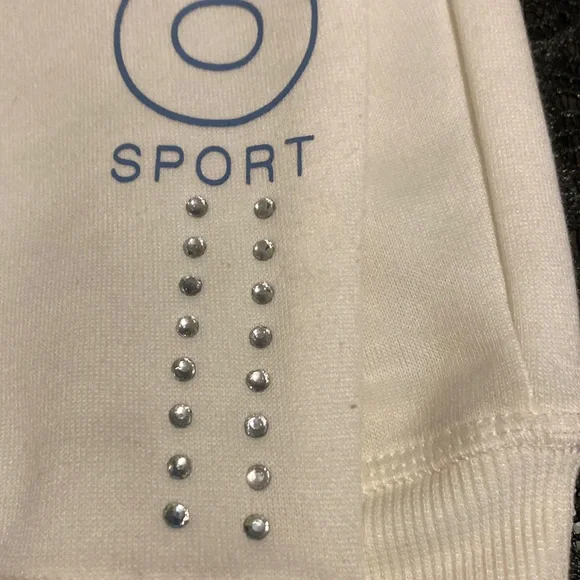 Aeropostale Rhinestone Detail Off-White Sweatpants Joggers - Picture 4 of 8